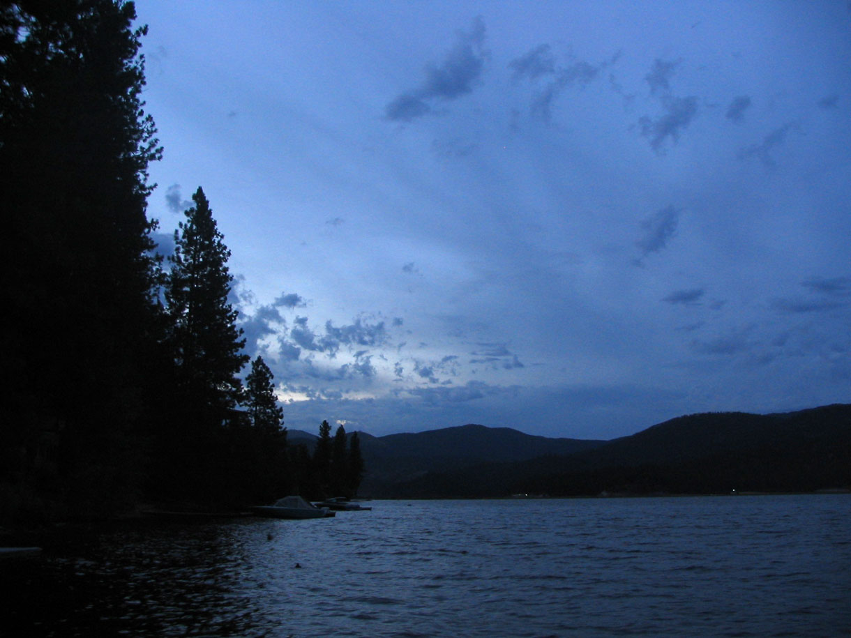 Newman Lake sunset